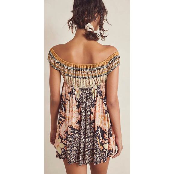 Free People black Bali Mariposa Slip Dress - Picture 2 of 3